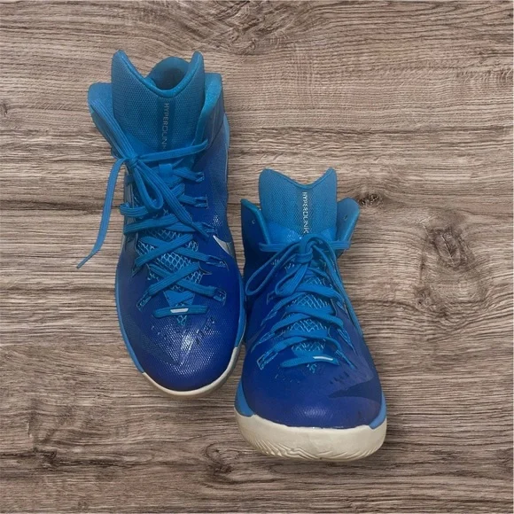 Nike Hyperdunk 2014  men’s basketball in blue/turquoise, size 12 - Picture 2 of 5